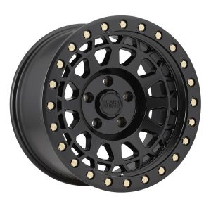 BLACK RHINO PRIMM 20x9.5 5/139.7 ET00 CB78.1 MATTE BLACK W/BRASS BOLTS