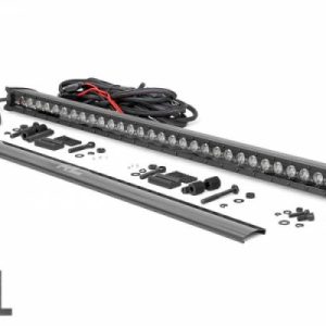 30-INCH CREE LED LIGHT BAR - (SINGLE ROW | BLACK SERIES W/ COOL WHITE DRL)