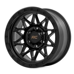 Rough Country 78 Series Wheel Simulated Beadlock | Black | 17x8.5 | 6x5.5 | +0mm