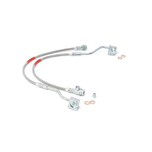 Flexible Brake Lines Stainless | FR | 4-6" Lift | Ford Bronco/F-150 4WD 1980-1996