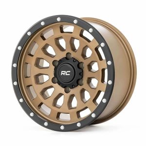 Rough Country 87 Series Wheel Simulated Beadlock | Bronze/Black | 17x8.5 | 6x5.5 | +0mm