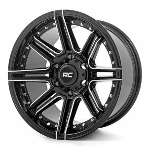 Rough Country 88 Series Wheel One-Piece | Gloss Black | 17x9 | 6x5.5 | +0mm